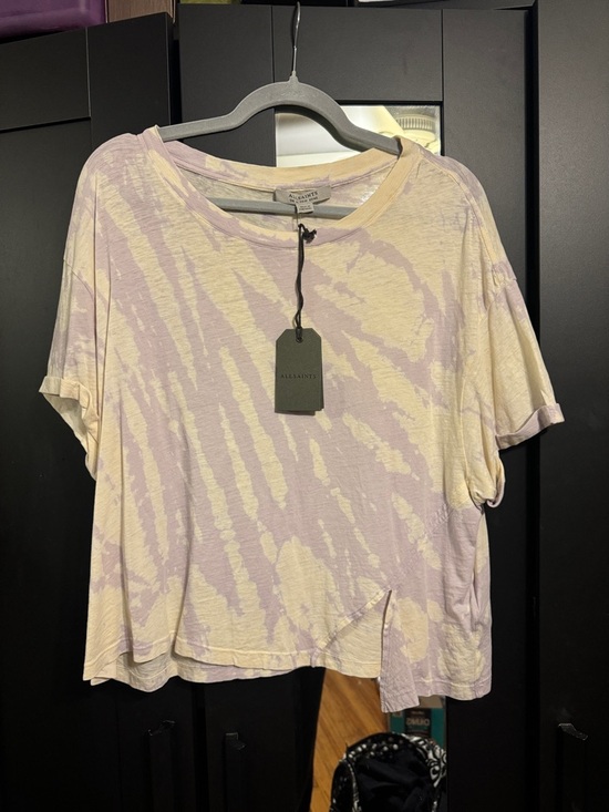 All Saints Tops - All Saints Tie-Dye Short Sleeve Tee